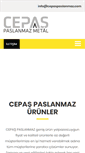 Mobile Screenshot of cepaspaslanmaz.com